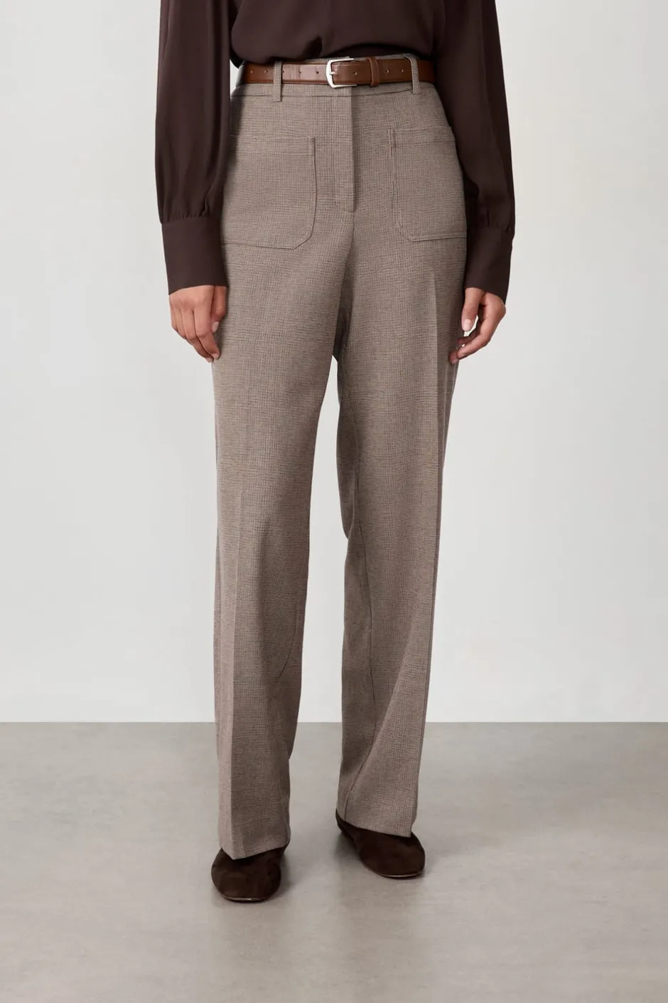 ETAM Corte Ancho|Pantalones|Pantalón corte ancho BEIGE