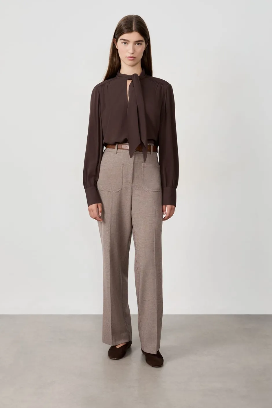ETAM Corte Ancho|Pantalones|Pantalón corte ancho BEIGE