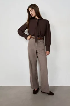 ETAM Corte Ancho|Pantalones|Pantalón corte ancho BEIGE