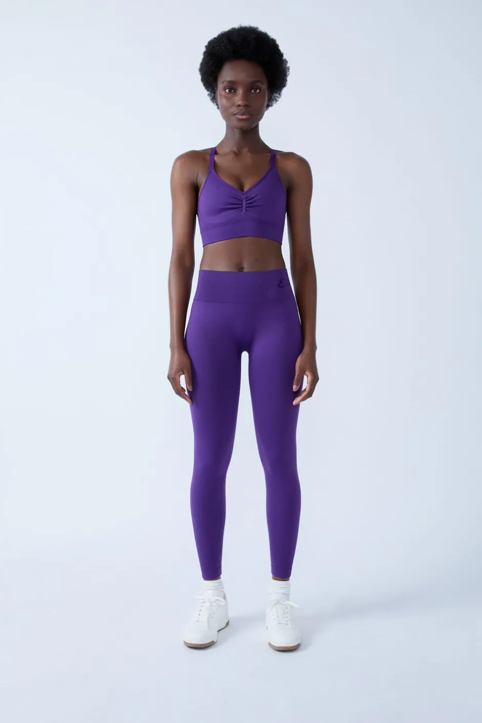ETAM Leggings Deportivos|Braguitas Deportivas|Pantalón corto de deporte VIOLETA