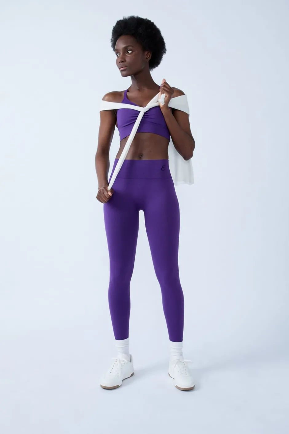 ETAM Leggings Deportivos|Braguitas Deportivas|Pantalón corto de deporte VIOLETA