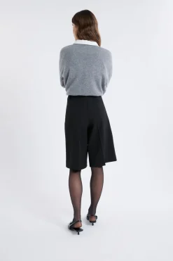 ETAM Shorts Lisos|Shorts|Pantalón corto tipo bermuda NEGRO