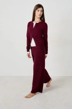 ETAM Homewear|Pijamas Calentitos|Pantalón de pijama BURDEOS GRANATE