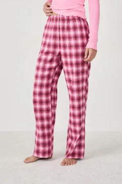 ETAM Partes De Abajo De Pijama|Los Pijamas Más Responsables|Pantalón de pijama a cuadros ROSA