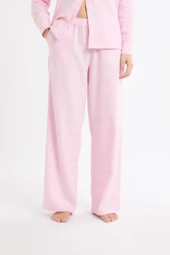 ETAM Los Pijamas Más Responsables|Partes De Abajo De Pijama|Pantalón de pijama a cuadros de algodón ROSA