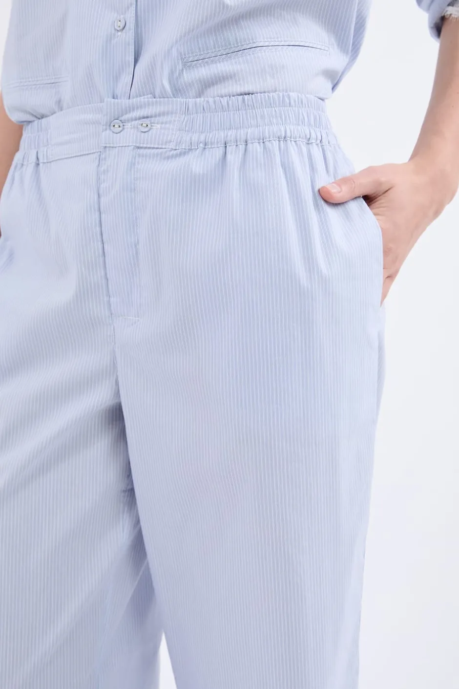 ETAM Partes De Abajo De Pijama|Los Pijamas Más Responsables|Pantalón de pijama a rayas AZUL
