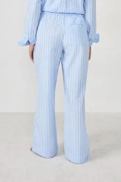 ETAM Partes De Abajo De Pijama|Los Pijamas Más Responsables|Pantalón de pijama a rayas AZUL CIELO