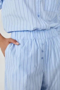 ETAM Partes De Abajo De Pijama|Los Pijamas Más Responsables|Pantalón de pijama a rayas AZUL CIELO
