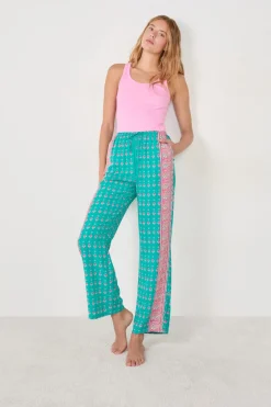 ETAM Partes De Abajo De Pijama|Los Pijamas Más Responsables|Pantalón de pijama ancho VERDE