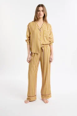 ETAM Los Pijamas Más Responsables|Partes De Abajo De Pijama|Pantalón de pijama bicolor a rayas MULTICOLOR