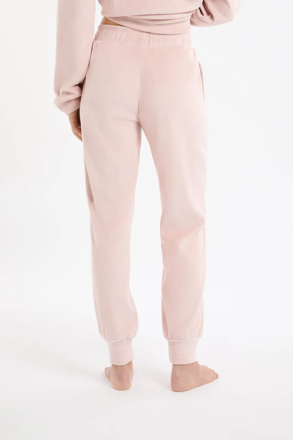 ETAM Homewear|Los Pijamas Más Responsables|Pantalón de pijama con cintura elástica ROSA EMPOLVADO