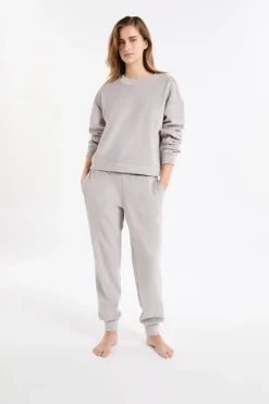ETAM Homewear|Los Pijamas Más Responsables|Pantalón de pijama con cintura elástica GRIS