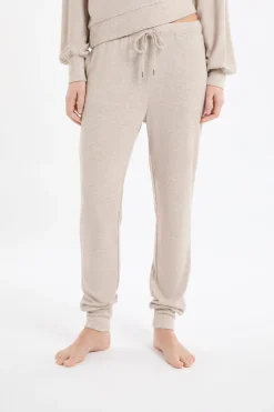 ETAM Homewear|Partes De Abajo De Pijama|Pantalón de pijama con cordón MARRÓN