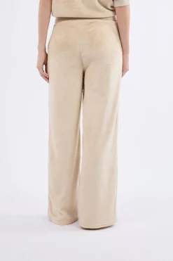 ETAM Pijamas Calentitos|Partes De Abajo De Pijama|Pantalón de pijama con efecto terciopelo BEIGE