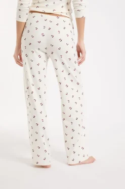 ETAM Los Pijamas Más Responsables|Partes De Abajo De Pijama|Pantalón de pijama con estampado de cerezas lino