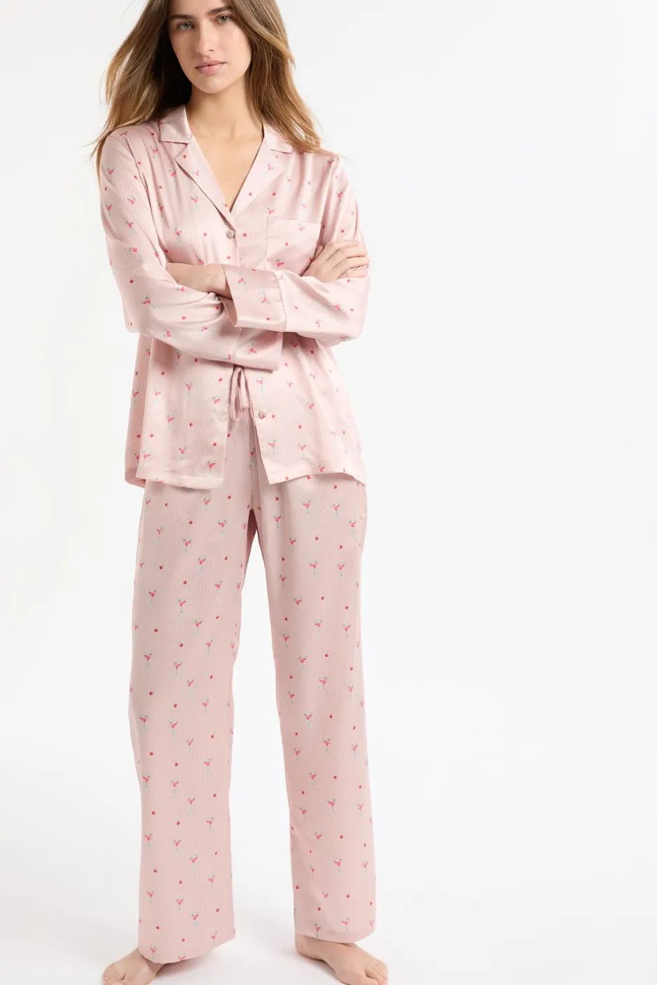 ETAM Los Pijamas Más Responsables|Partes De Abajo De Pijama|Pantalón de pijama estampado IMP FD crudo