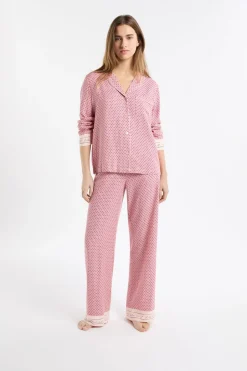 ETAM Los Pijamas Más Responsables|Partes De Abajo De Pijama|Pantalón de pijama estampado ROSA