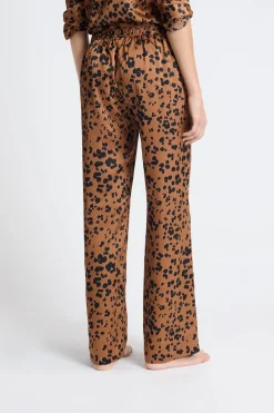 ETAM Partes De Abajo De Pijama|Los Pijamas Más Responsables|Pantalón de pijama estampado MARRON