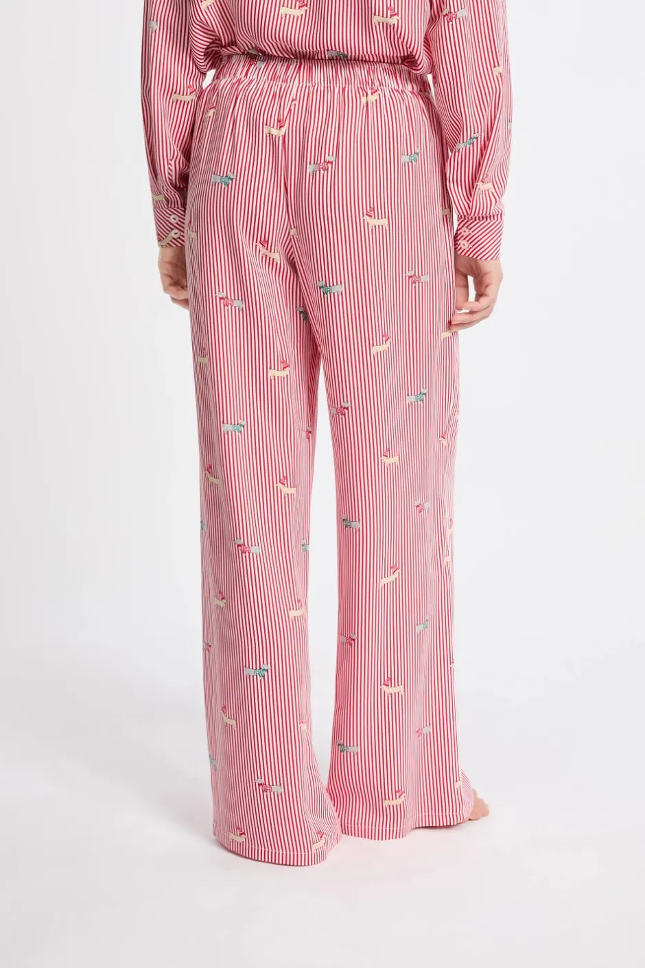 ETAM Los Pijamas Más Responsables|Partes De Abajo De Pijama|Pantalón de pijama estampado ROJO