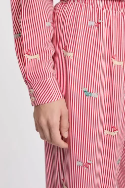 ETAM Los Pijamas Más Responsables|Partes De Abajo De Pijama|Pantalón de pijama estampado ROJO