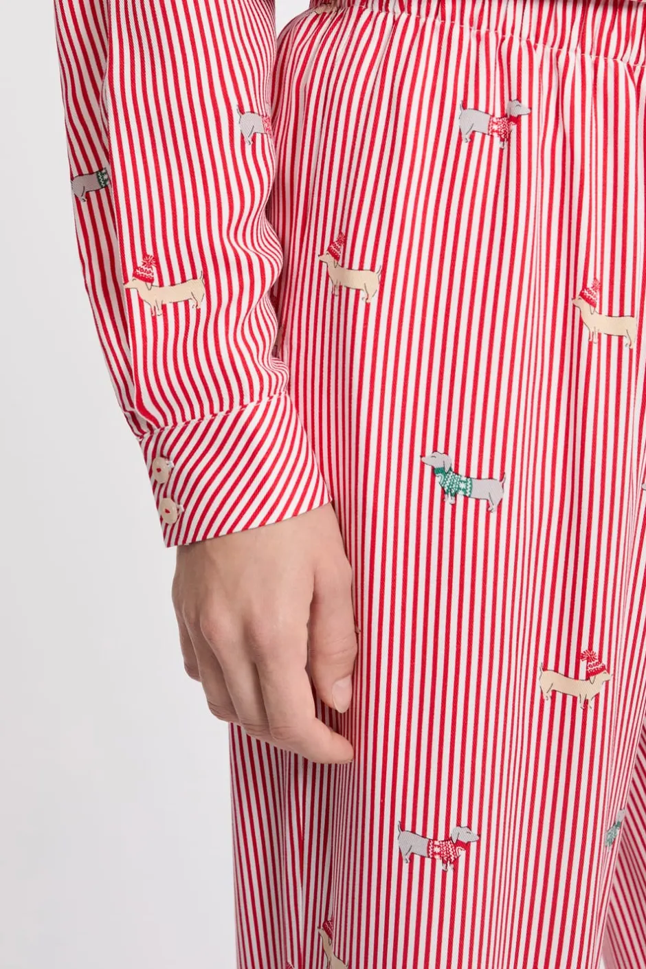 ETAM Los Pijamas Más Responsables|Partes De Abajo De Pijama|Pantalón de pijama estampado ROJO