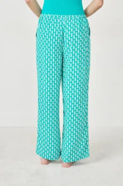 ETAM Partes De Abajo De Pijama|Los Pijamas Más Responsables|Pantalón de pijama estampado VERDE