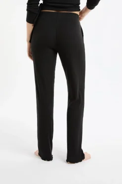 ETAM Los Pijamas Más Responsables|Partes De Abajo De Pijama|Pantalón de pijama recto NEGRO