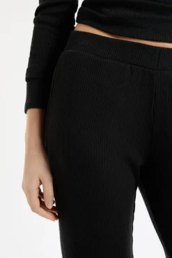 ETAM Los Pijamas Más Responsables|Partes De Abajo De Pijama|Pantalón de pijama recto NEGRO