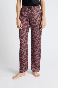 ETAM Partes De Abajo De Pijama|Pantalón de pijama satinado ROSA