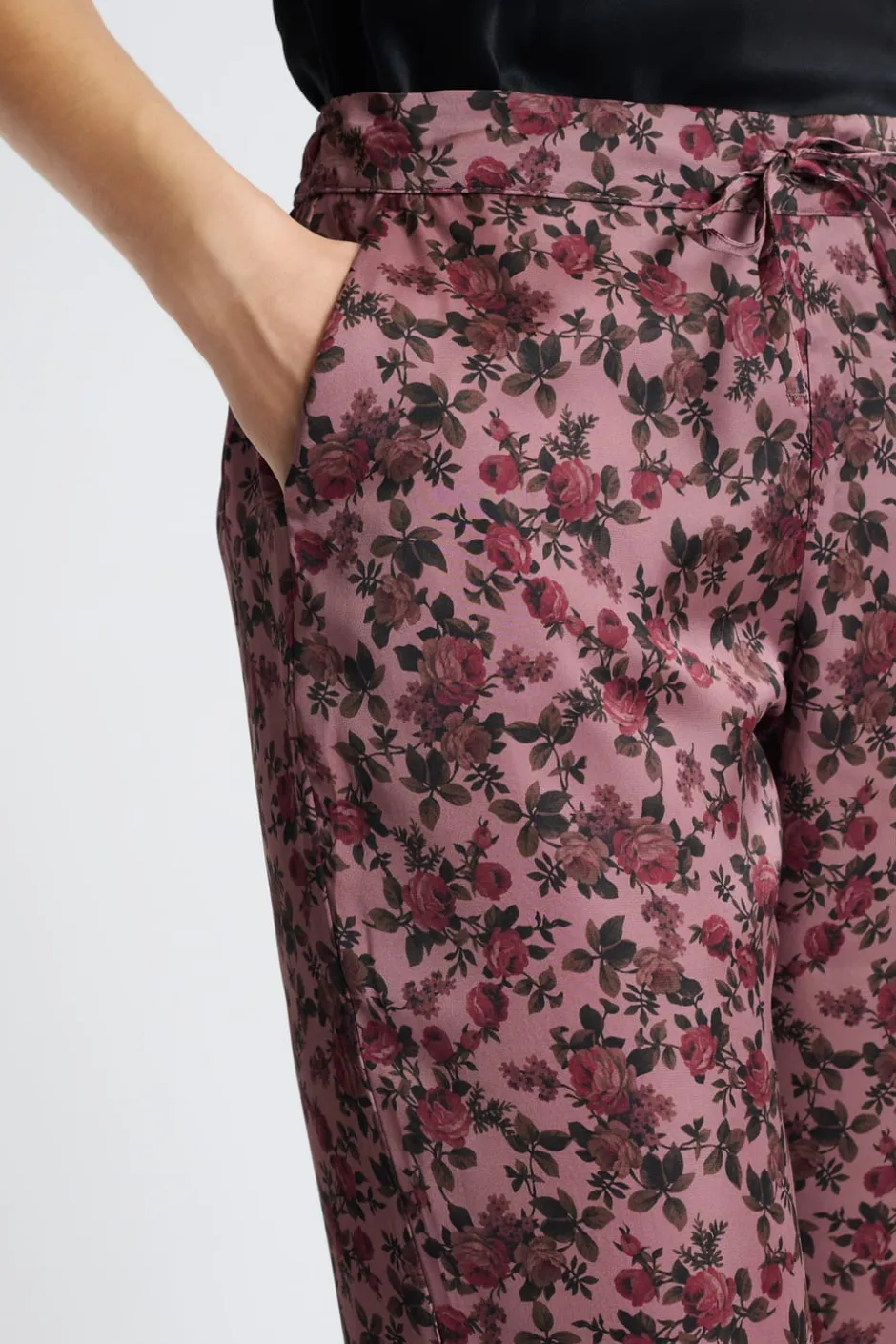 ETAM Partes De Abajo De Pijama|Pantalón de pijama satinado ROSA