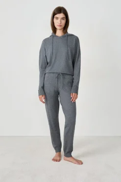 ETAM Homewear|Pijamas Calentitos|Pantalón de punto pijama ANTRACITA