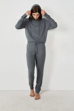 ETAM Homewear|Pijamas Calentitos|Pantalón de punto pijama ANTRACITA