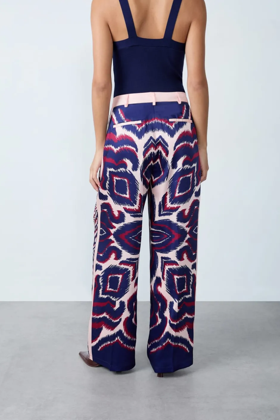 ETAM Corte Fluido|Corte Ancho|Pantalón fluido ESTAMPADO