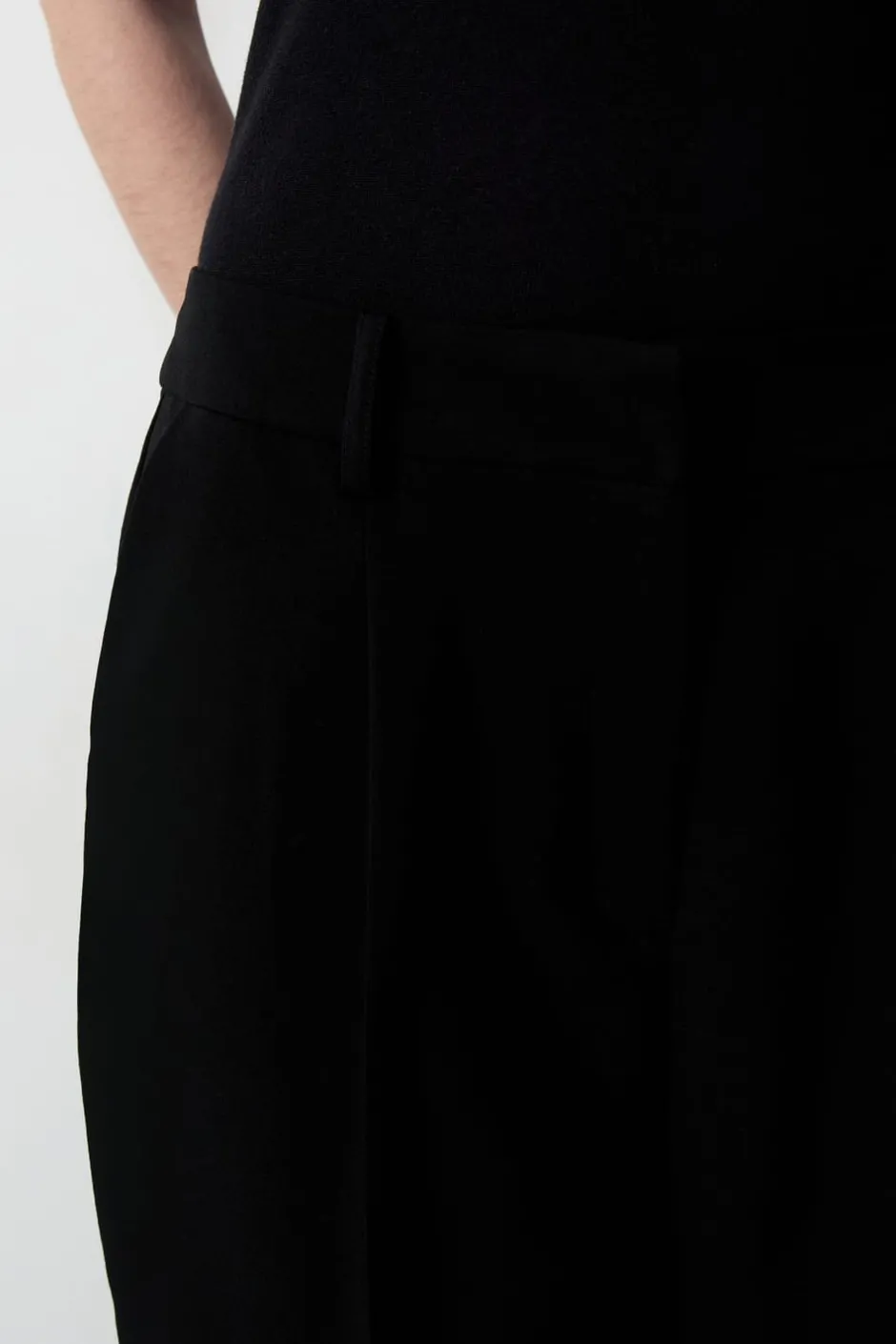 ETAM Pantalones|Pantalón recto NEGRO