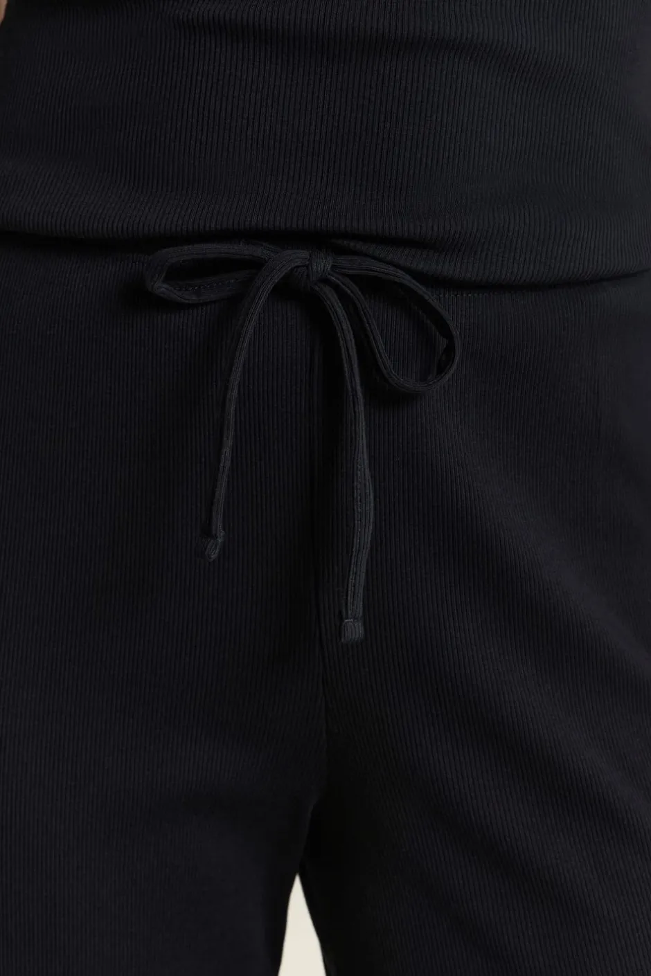 ETAM Los Pijamas Más Responsables|Pijamas Esenciales|Pantalon de pyjama avec coton NOIR