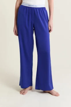 ETAM Los Pijamas Más Responsables|Partes De Abajo De Pijama|Pantalon de pyjama taille élastique "move, smile, sleep" BLEU ROYAL