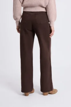 ETAM Corte Ancho|Jeans|Pantalones anchos con cordón de algodón MARR&Oacute;N