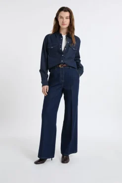 ETAM Corte Ancho|Jeans|Pantalones vaqueros anchos de algodón JEAN DENIM