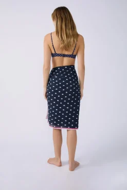 ETAM Túnicas Y Vestidos De Playa|Pareo de algodón estampado Marcia Wear x IMP FD NOIR