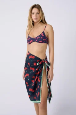 ETAM Túnicas Y Vestidos De Playa|Pareo de algodón estampado Marcia Wear x VERMILLON