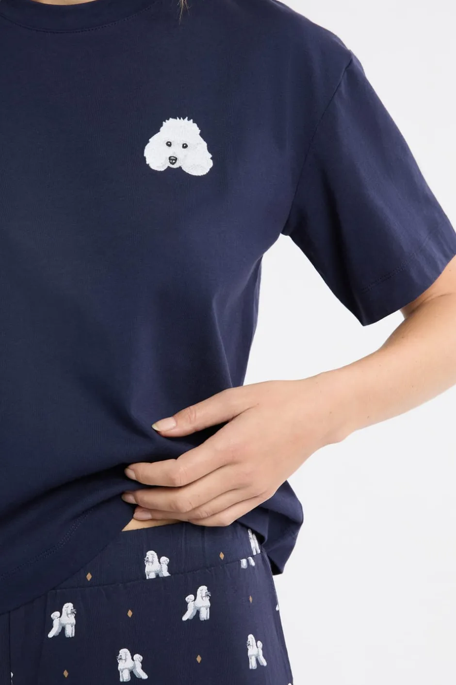 ETAM Los Pijamas Más Responsables|Pijamas 2 Y 3 Piezas|Pijama de dos piezas con estampado de perros marino