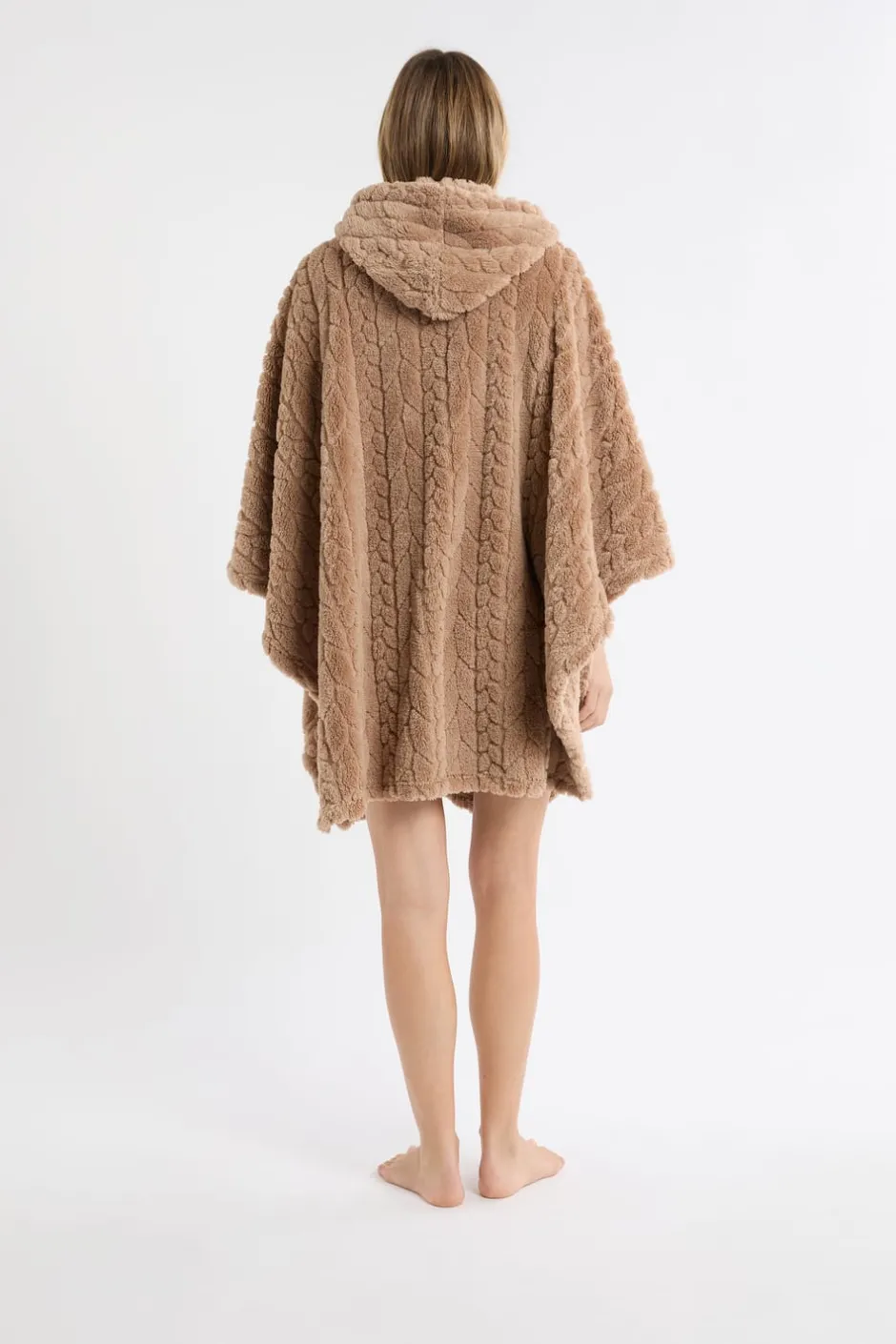 ETAM Pijamas Calentitos|Ponchos, Sudaderas Y Chaquetas|Poncho con mangas 3/4 ARENA
