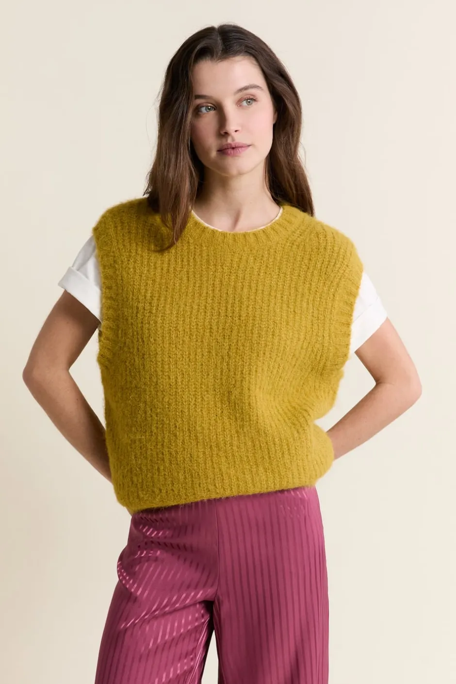 ETAM Los Pijamas Más Responsables|Ponchos, Sudaderas Y Chaquetas|Pull sans manches VERT