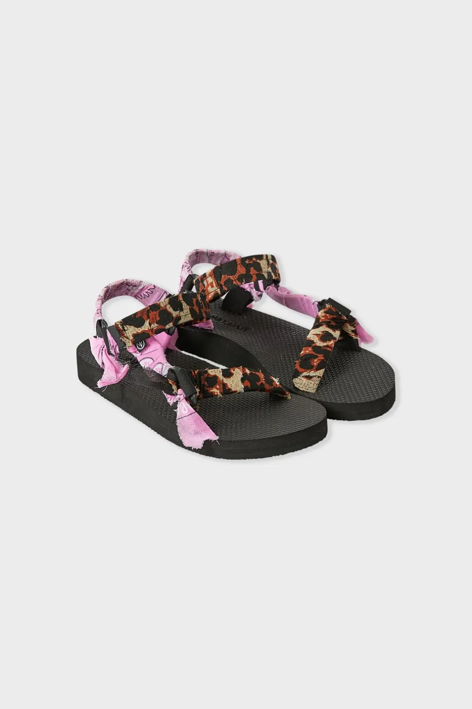 ETAM Calzado|Sandalias bicolores MARRÓN