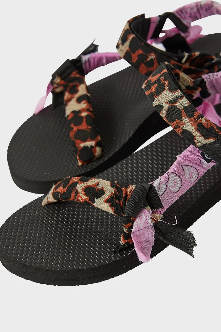 ETAM Calzado|Sandalias bicolores MARRÓN