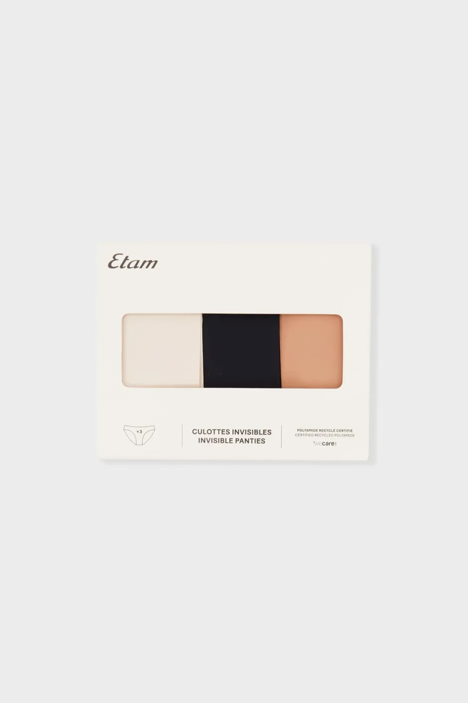 ETAM Braguita|Packs De Braguitas|Set de 3 bragas MULTICOLOR