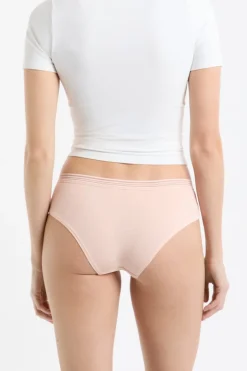 ETAM Packs De Braguitas|Culotte|Set de 3 bragas culottes de algodón MORADO