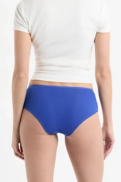 ETAM Culotte|Packs De Braguitas|Set de 3 bragas culottes de algodón AZUL NOCHE