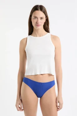 ETAM Braguita|Packs De Braguitas|Set de 3 bragas de algodón AZUL CIELO