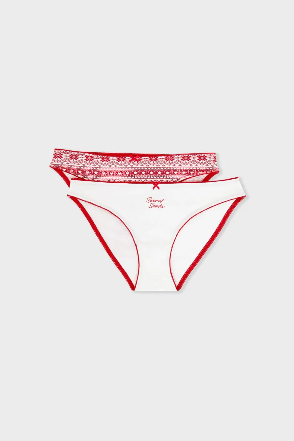 ETAM Braguita|Packs De Braguitas|Set de 2 bragas de algodón IMP FD ladrillo